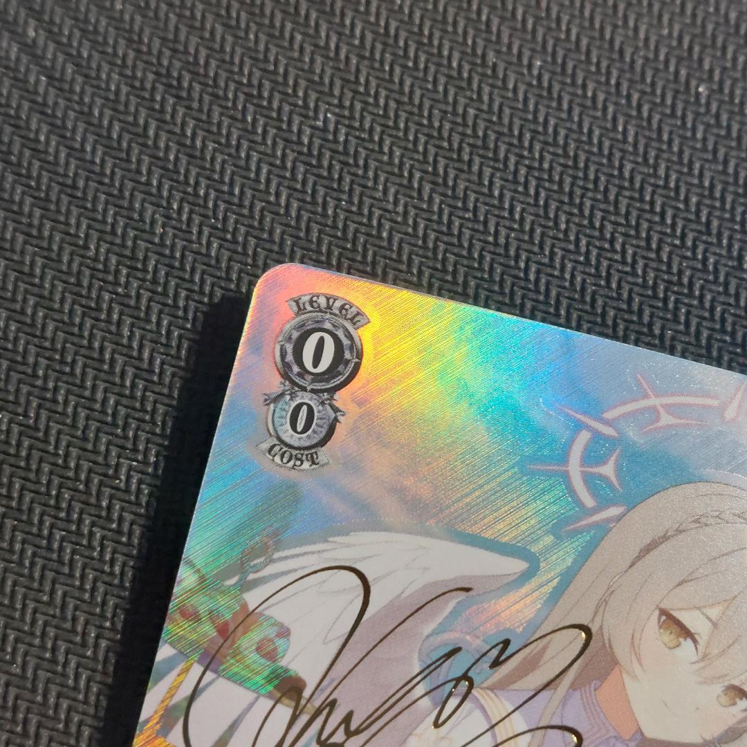 SP 桐藤ナギサ サイン ヴァイスシュヴァルツ ブルアカ ブルー