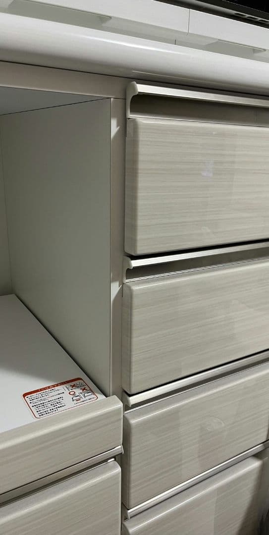 【5/24まで】ニトリ キッチンボード 食器棚(Nポスティア100KB）