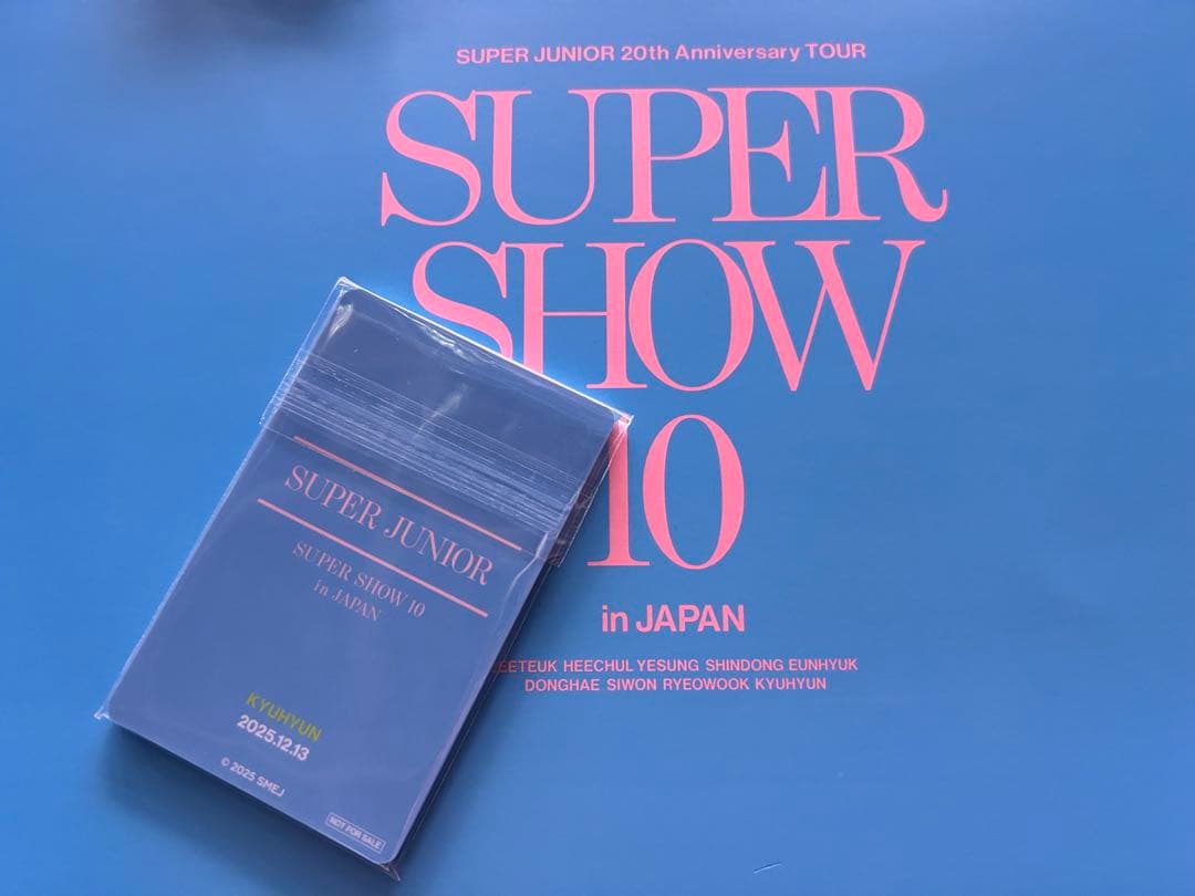 SUPER SHOW 10愛知12月13日 プレミアムシート特典 フルセット