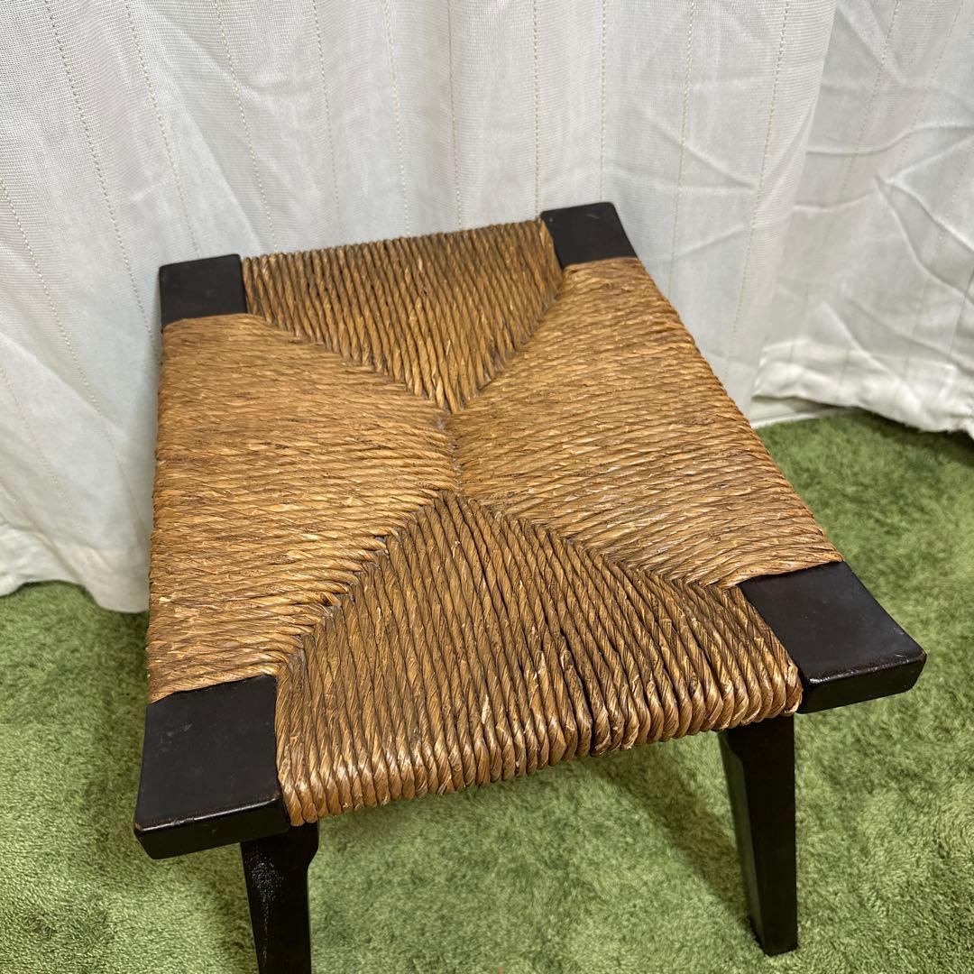 松本民芸家具 ラッシスツール #514型 椅子 腰掛け 管理No.is1※