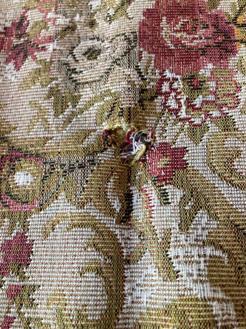 フランスアンティーク　猫脚サロンチェア　２人掛け