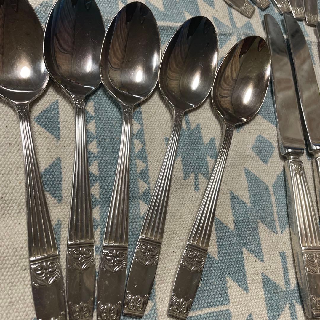 ラッキーウッド　カトラリーセット　ロッキンガム　ディナーセット〈15本セット〉