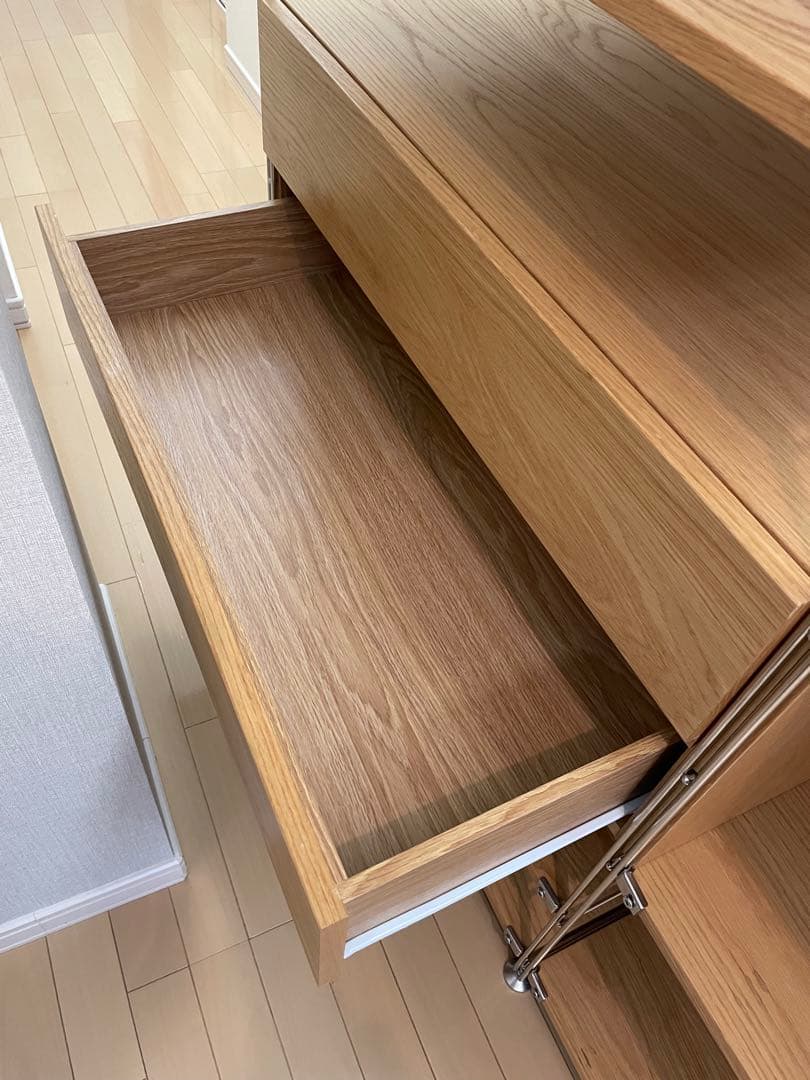 ステンレスユニットシェルフ　無印良品