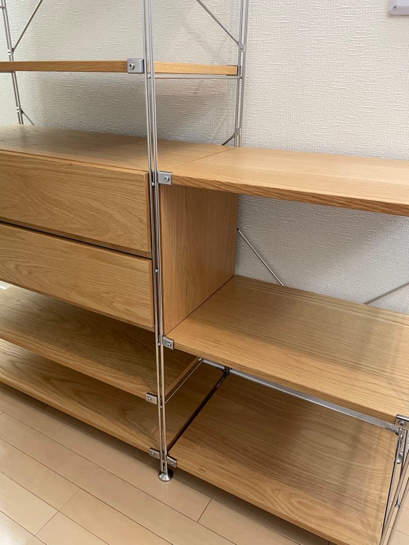 ステンレスユニットシェルフ　無印良品