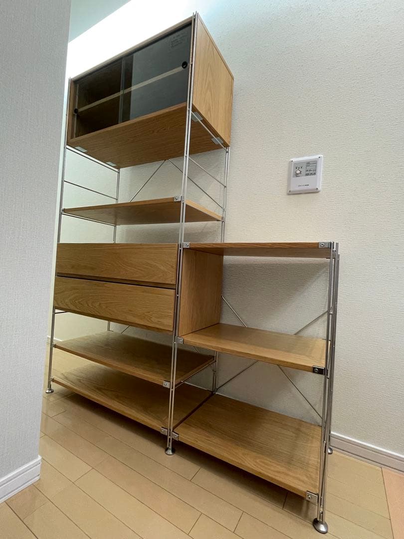 ステンレスユニットシェルフ　無印良品