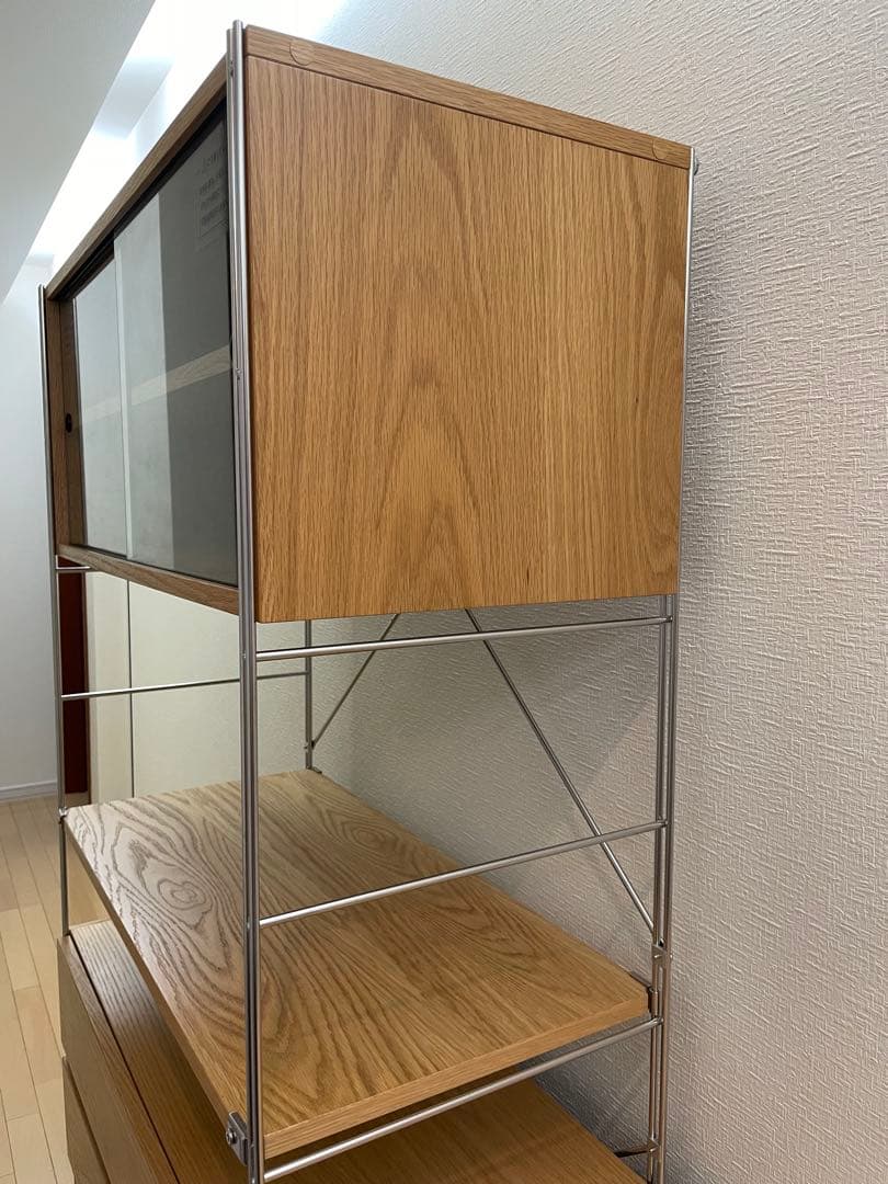 ステンレスユニットシェルフ　無印良品