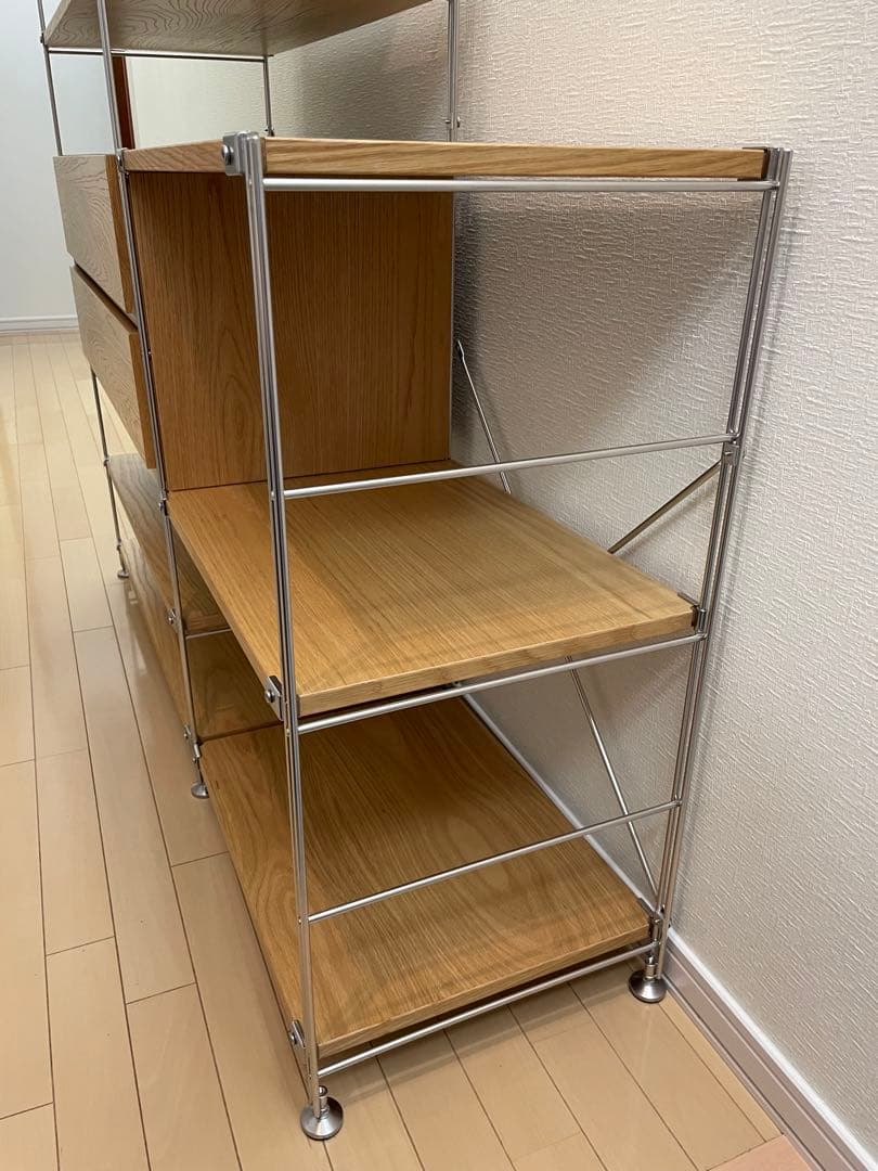 ステンレスユニットシェルフ　無印良品