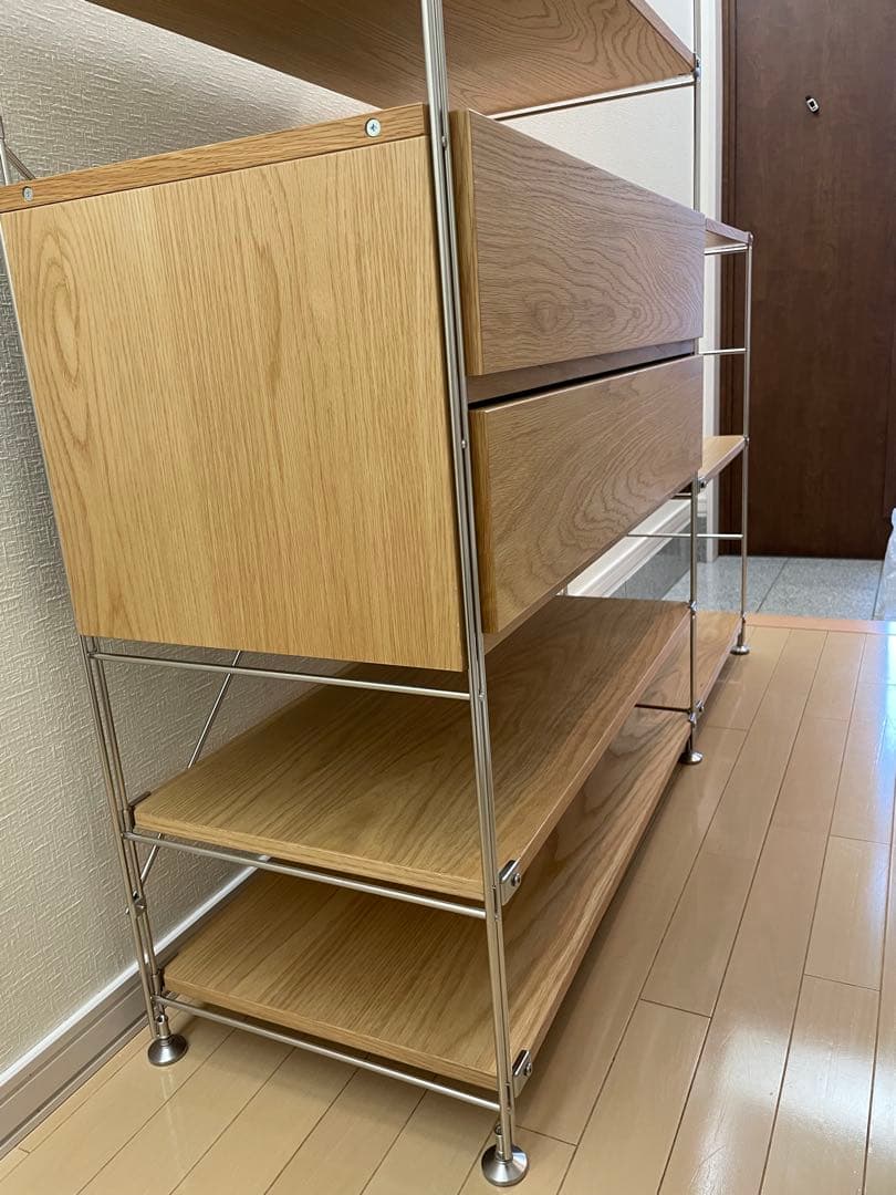 ステンレスユニットシェルフ　無印良品