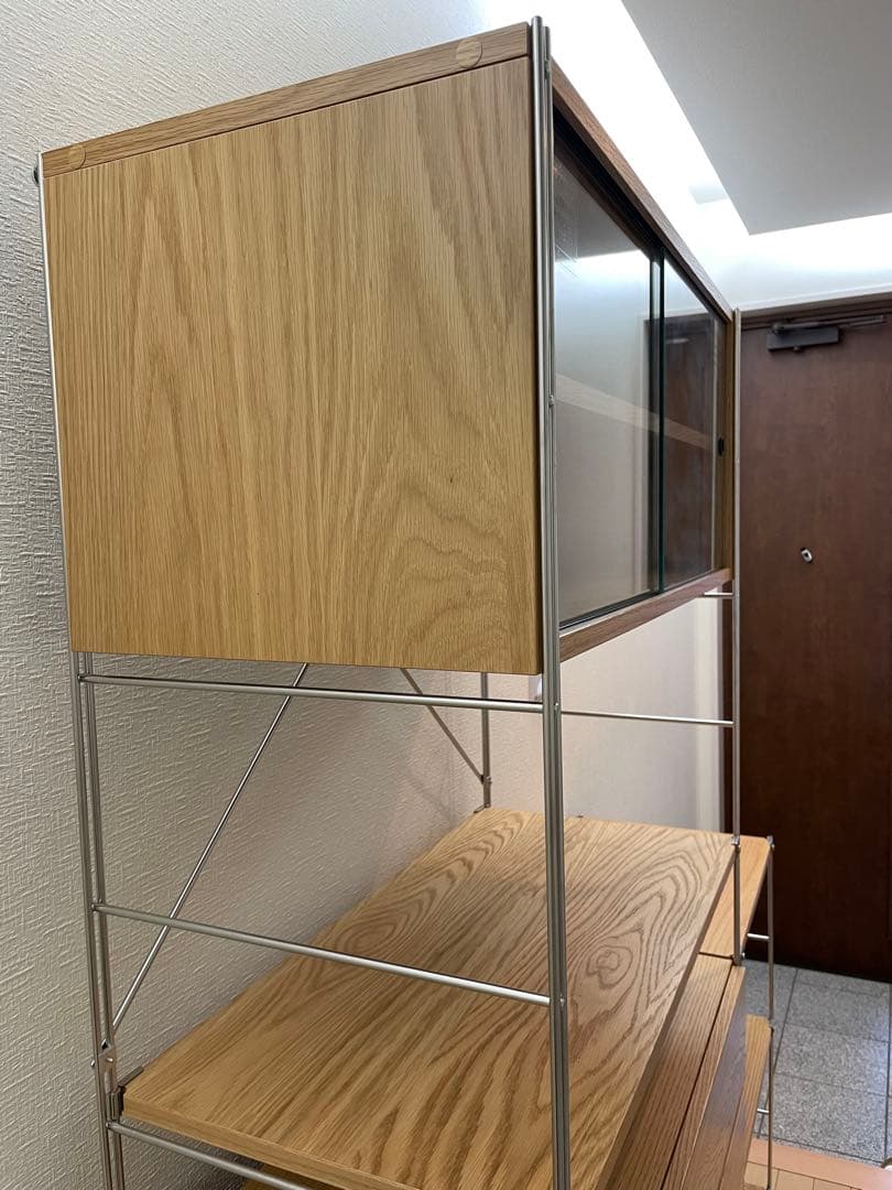 ステンレスユニットシェルフ　無印良品