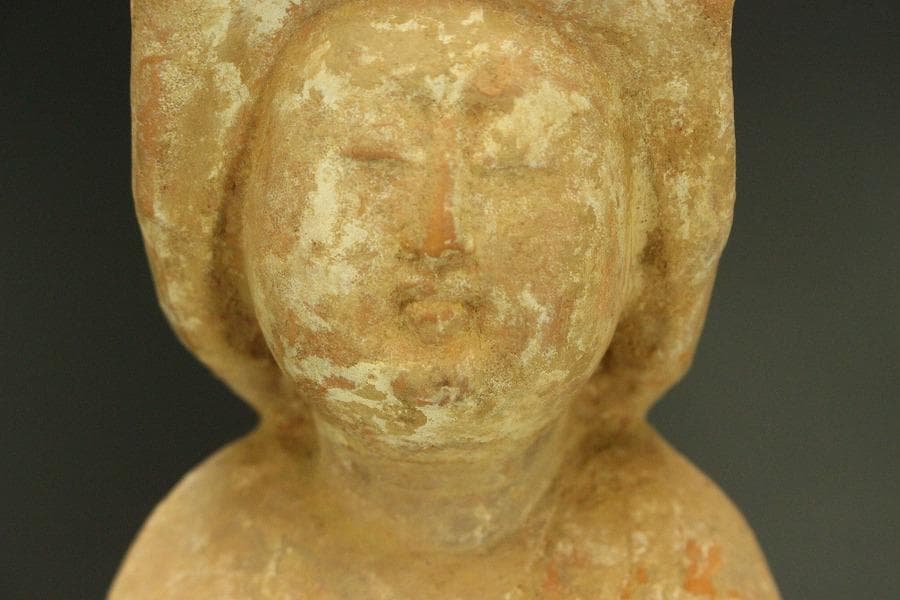 中国美術 加彩 女人 俑 高36.5cm(A883) - メルカリ