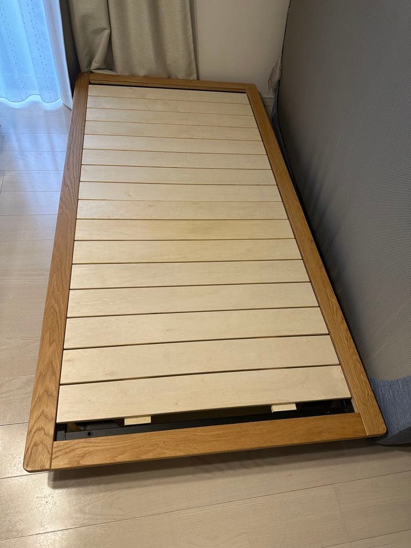 【カタツムリさんご購入予定】木製ベッドフレーム シングル オーク材
