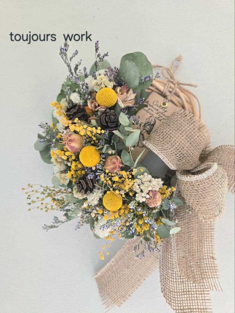 ハーフリース◇クラスペディア◇ナチュラルリース