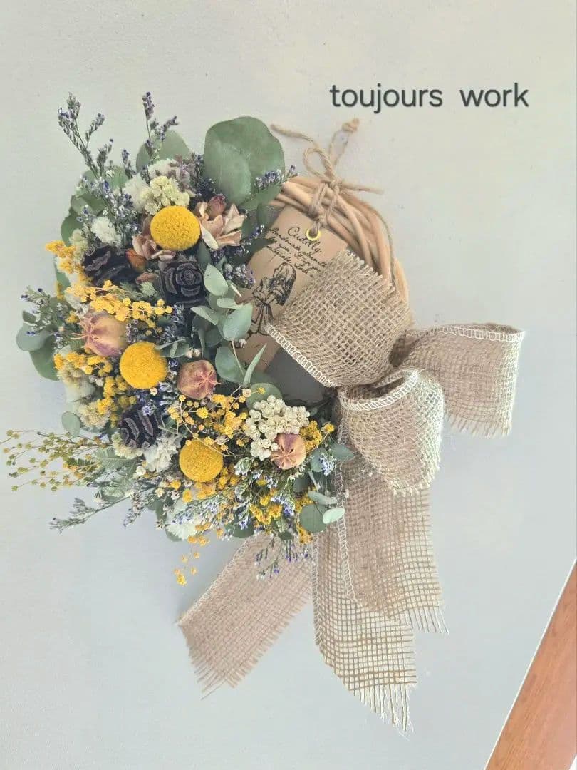 ハーフリース◇クラスペディア◇ナチュラルリース