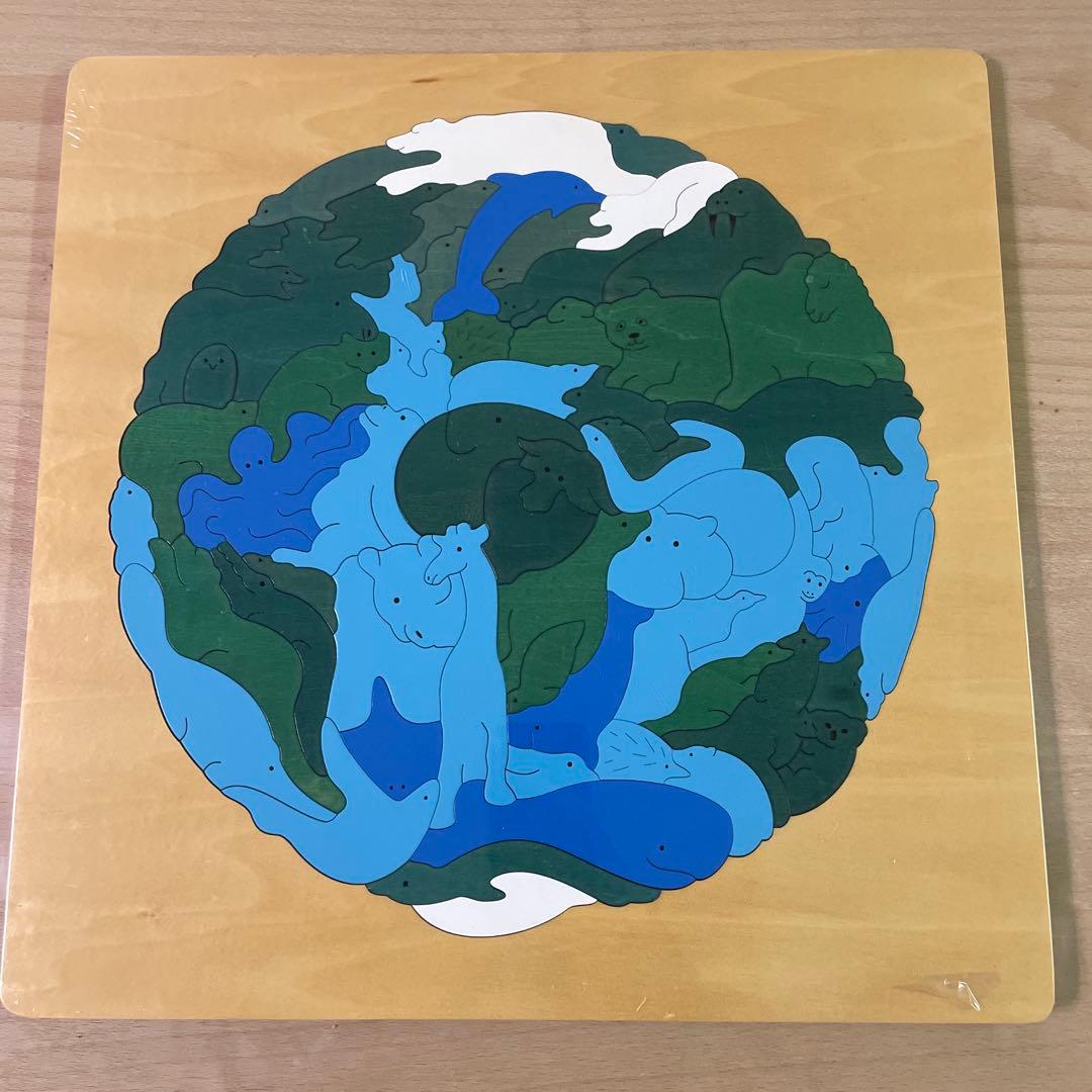 E LUCK PUZZLEジョージ・ラックパズル地図パズル地球アニマル