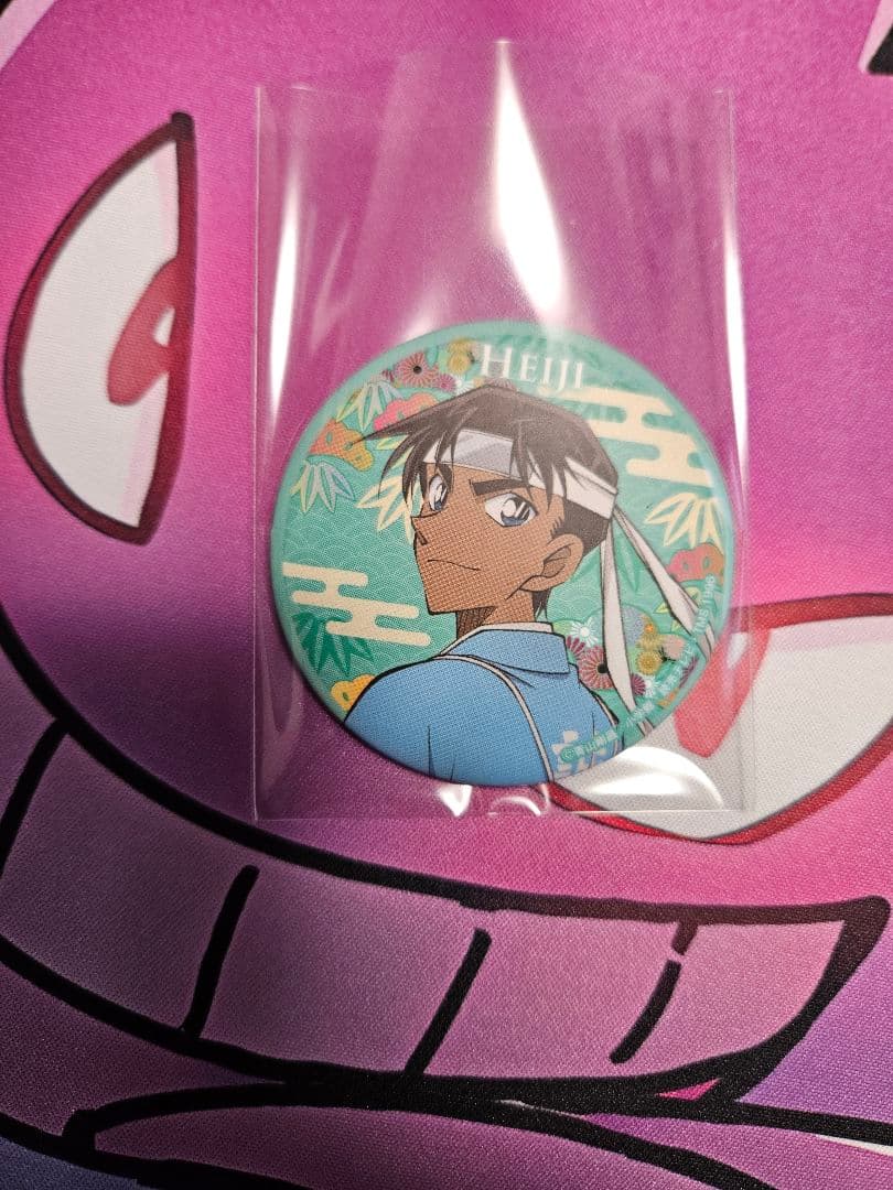 名探偵コナン新撰組 缶バッチ 服部平次 - メルカリ