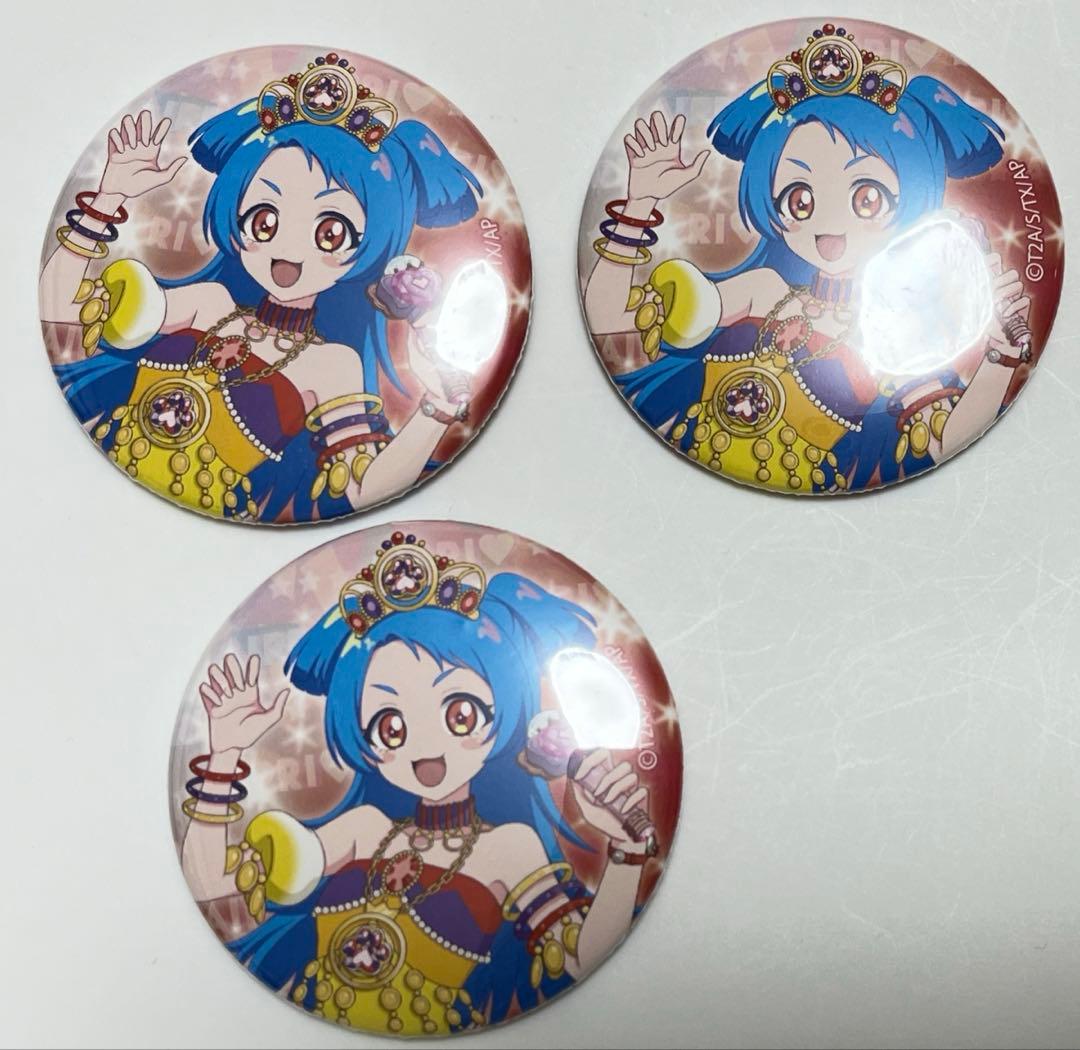 ひみつのアイプリ ポップアップストア TSUTAYA ビビ 缶バッジ 3点