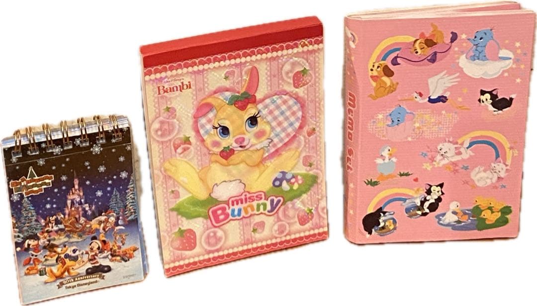 平成レトロ レア メモ帳 Disney ディズニー ミスバニー クラシック