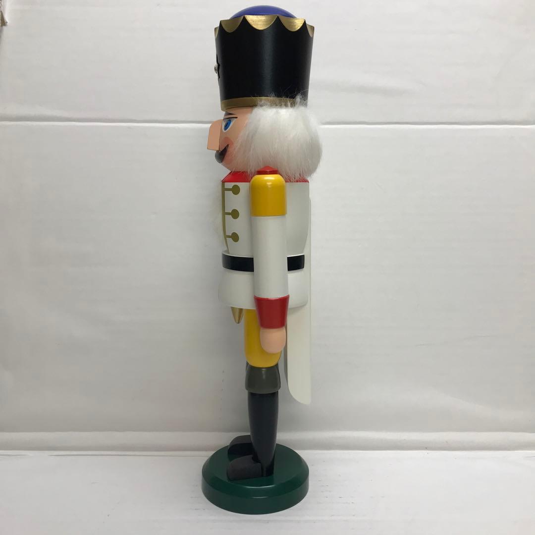 ドイツ製 くるみ割り人形 ホワイト 39㎝ DOREGENO社