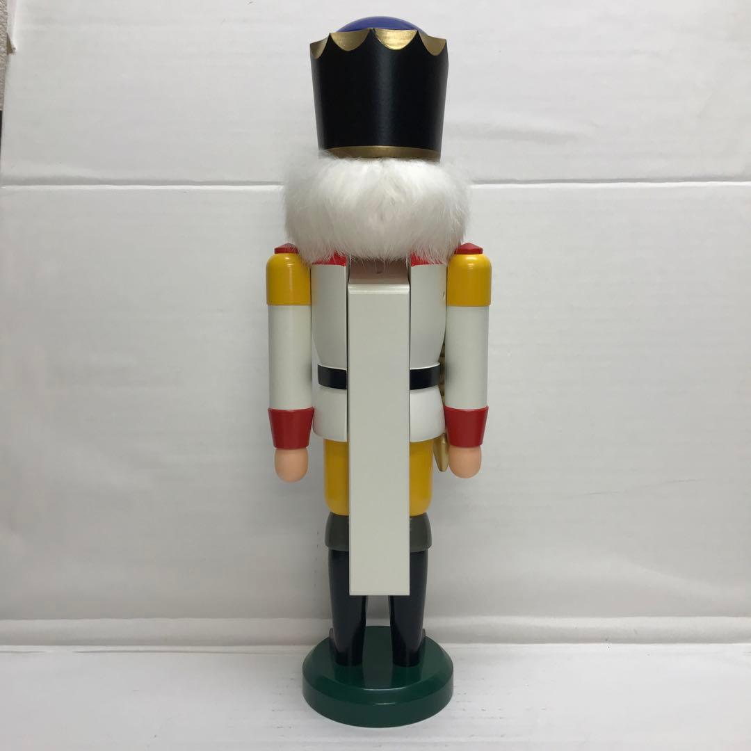 ドイツ製 くるみ割り人形 ホワイト 39㎝ DOREGENO社