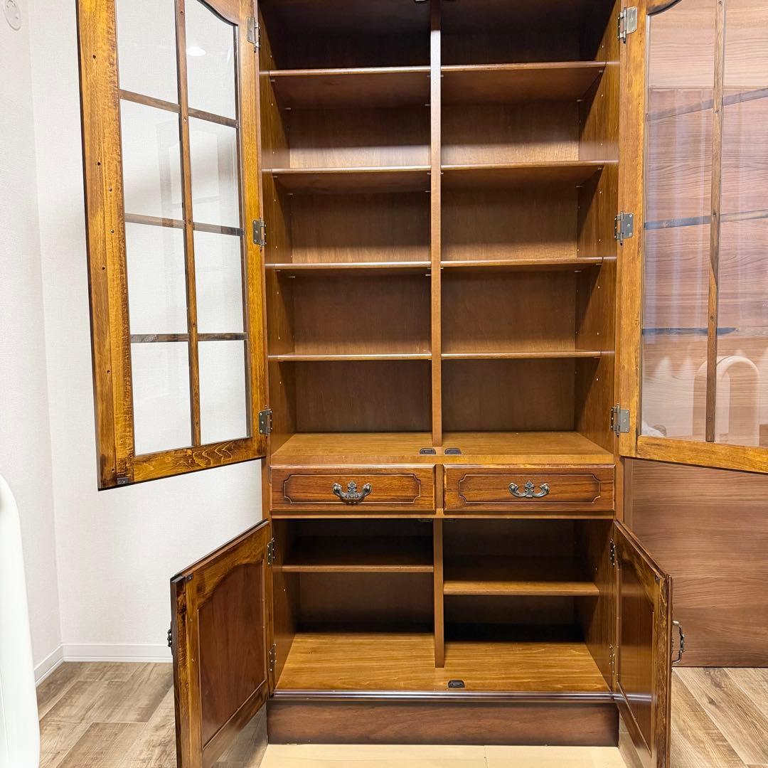 カリモク karimoku コロニアル 食器棚 キャビネット 観音開き キッチン