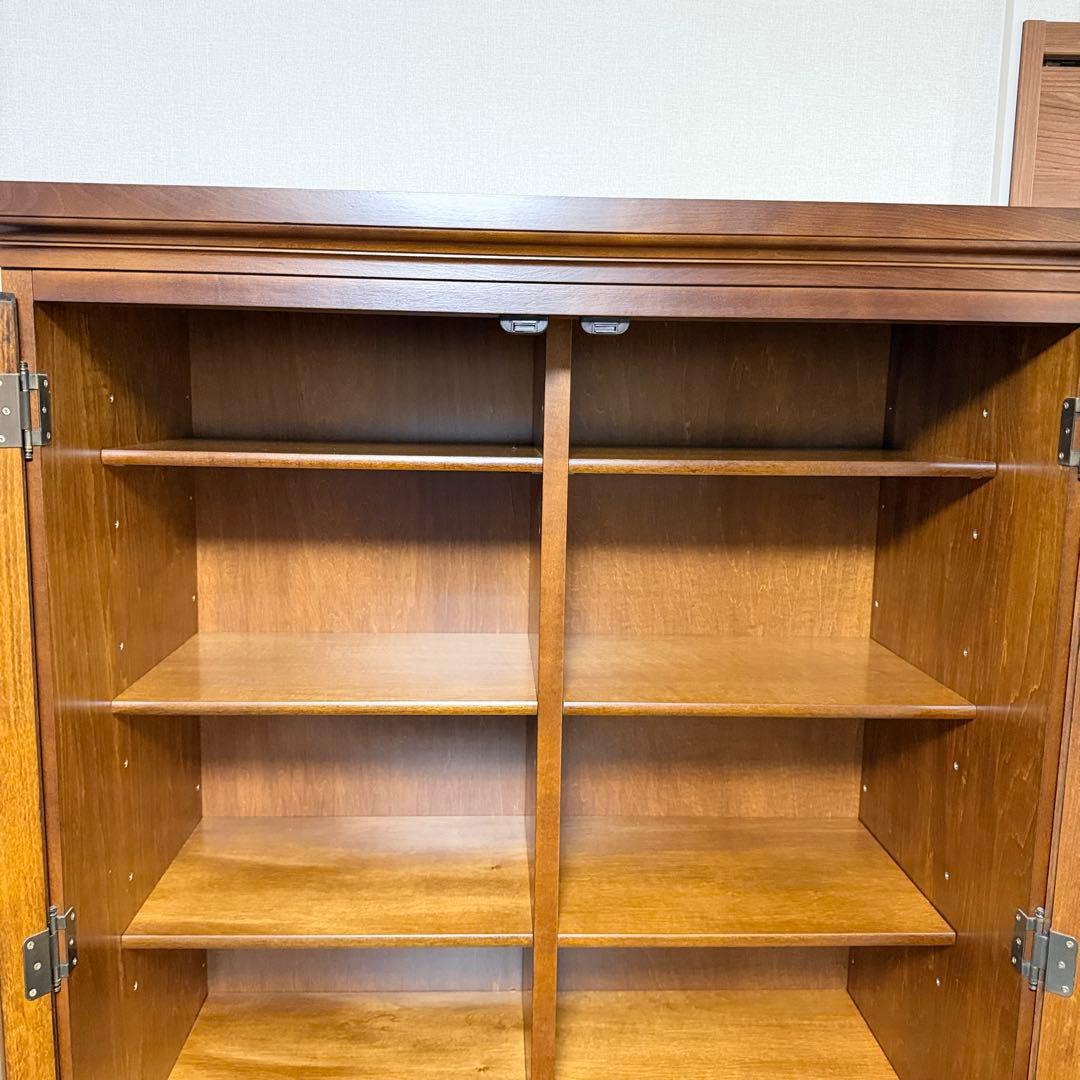 カリモク karimoku コロニアル 食器棚 キャビネット 観音開き キッチン