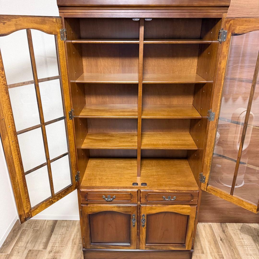 カリモク karimoku コロニアル 食器棚 キャビネット 観音開き キッチン