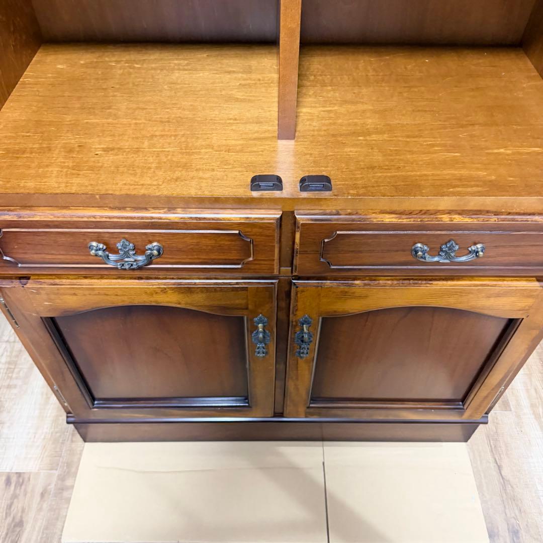 カリモク karimoku コロニアル 食器棚 キャビネット 観音開き キッチン