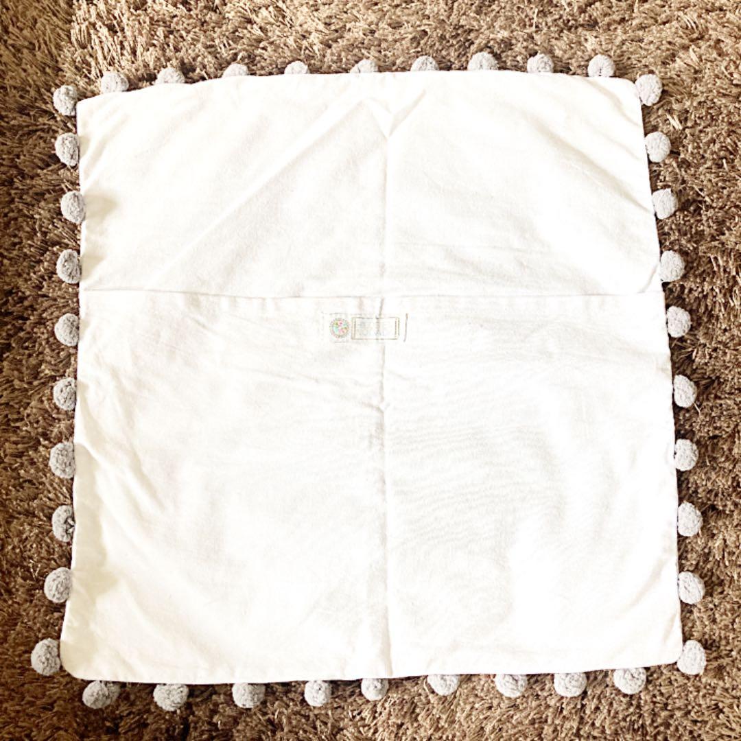 新品＊メキシコ刺繍＊クッションカバー＊グレー系