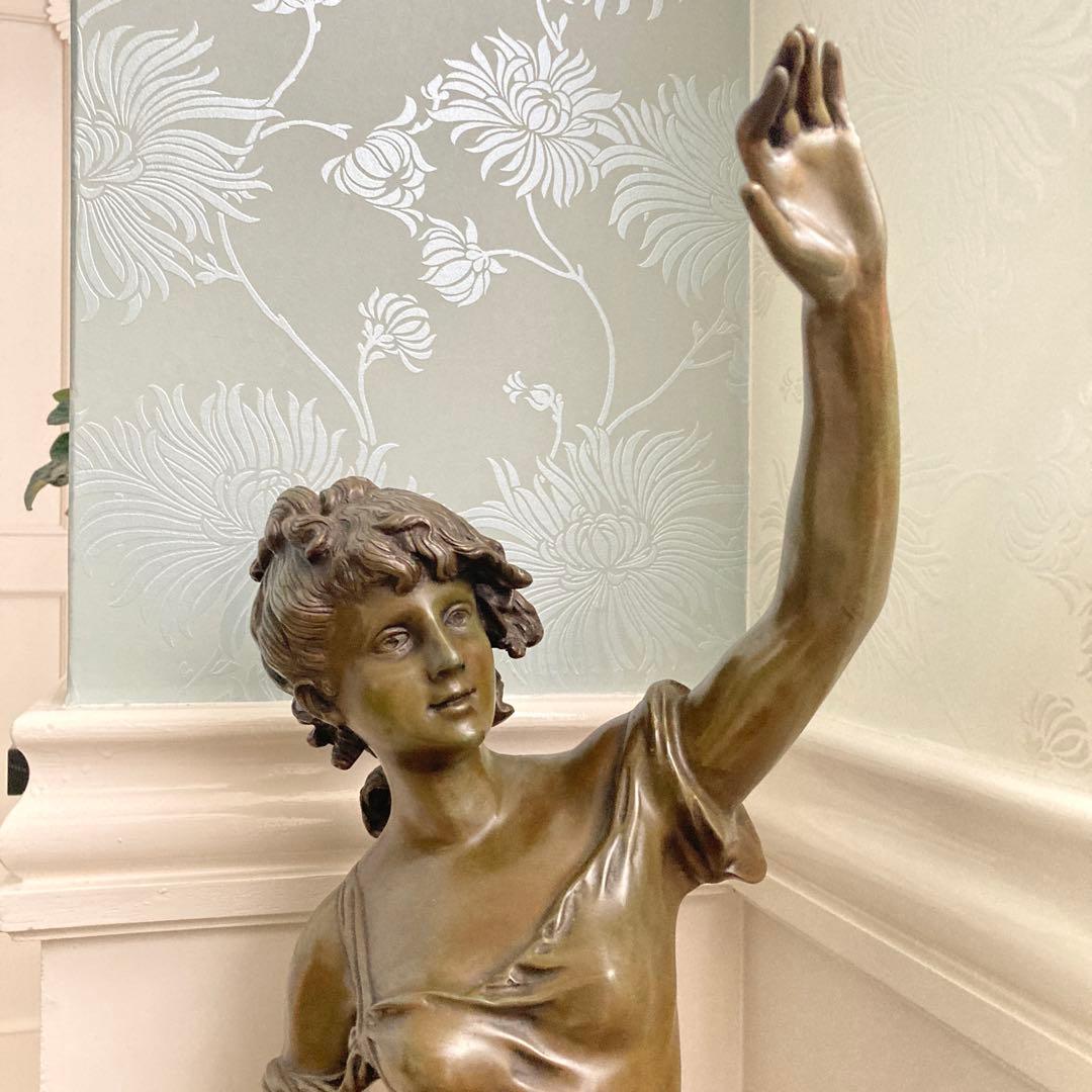 希少　オーギュストモロー ブロンズ像