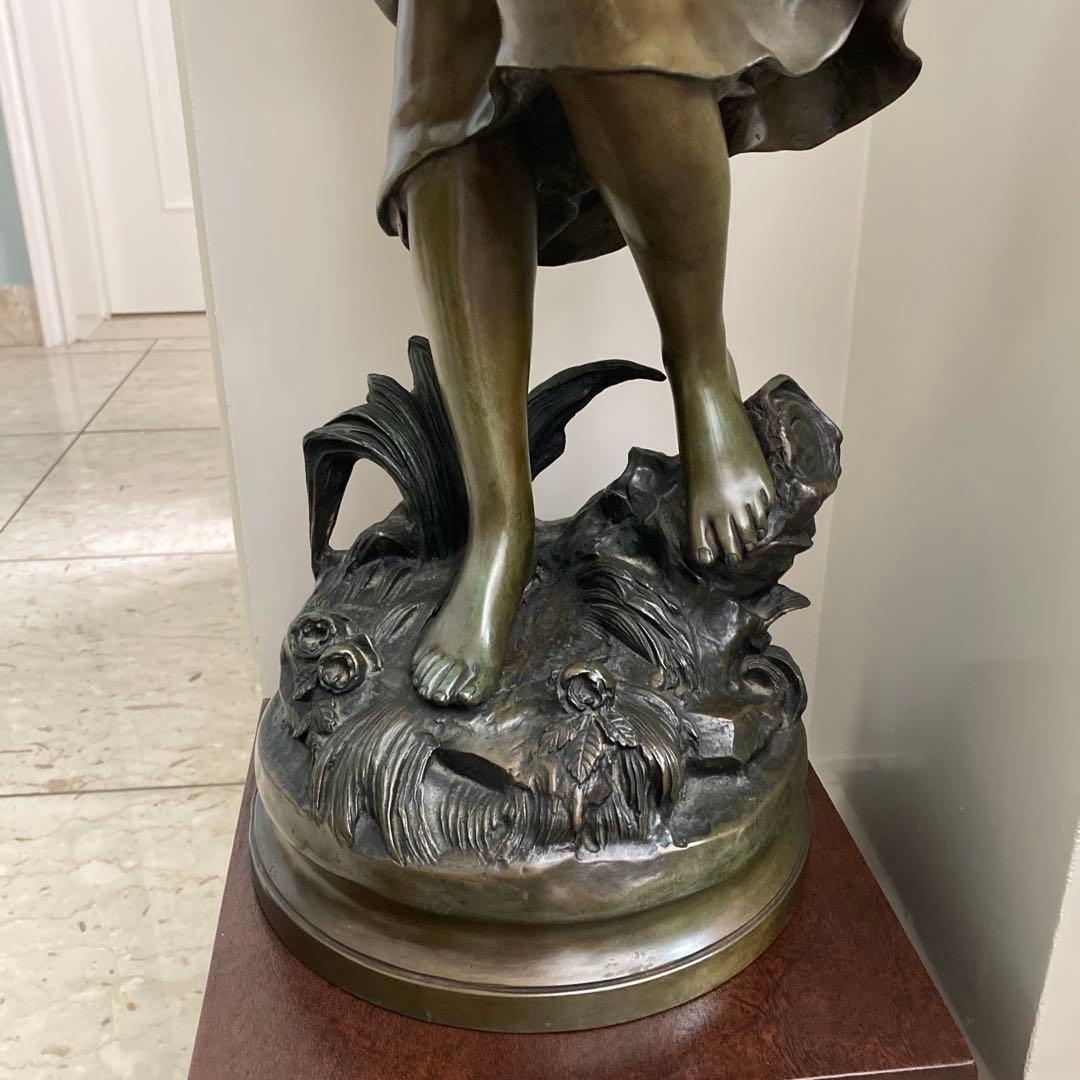 希少　オーギュストモロー ブロンズ像