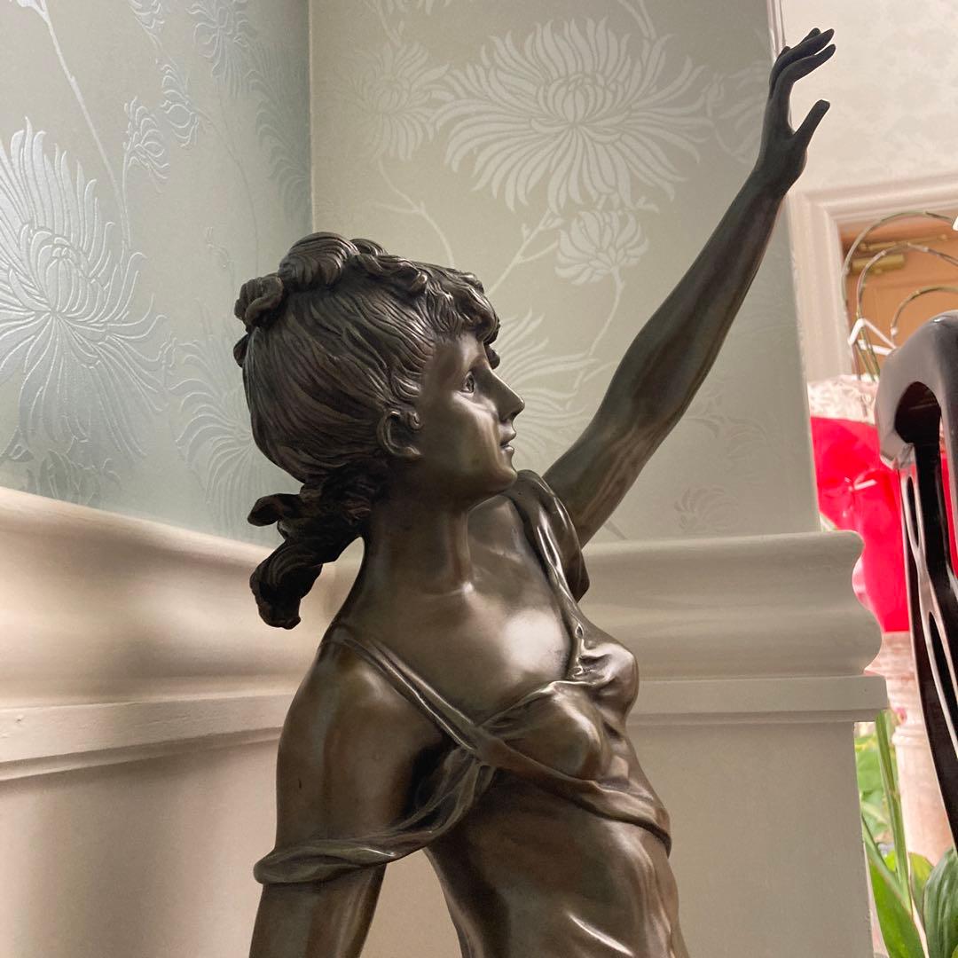 希少　オーギュストモロー ブロンズ像