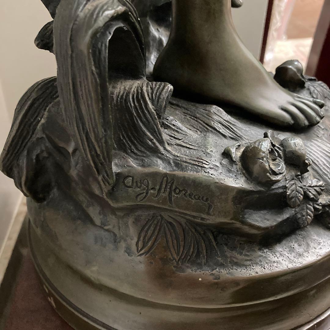 希少　オーギュストモロー ブロンズ像