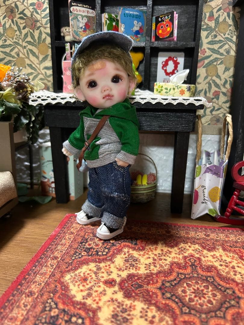 すずちゃんオリジナルドール　 樹脂粘土ドール　サーニット 男の子