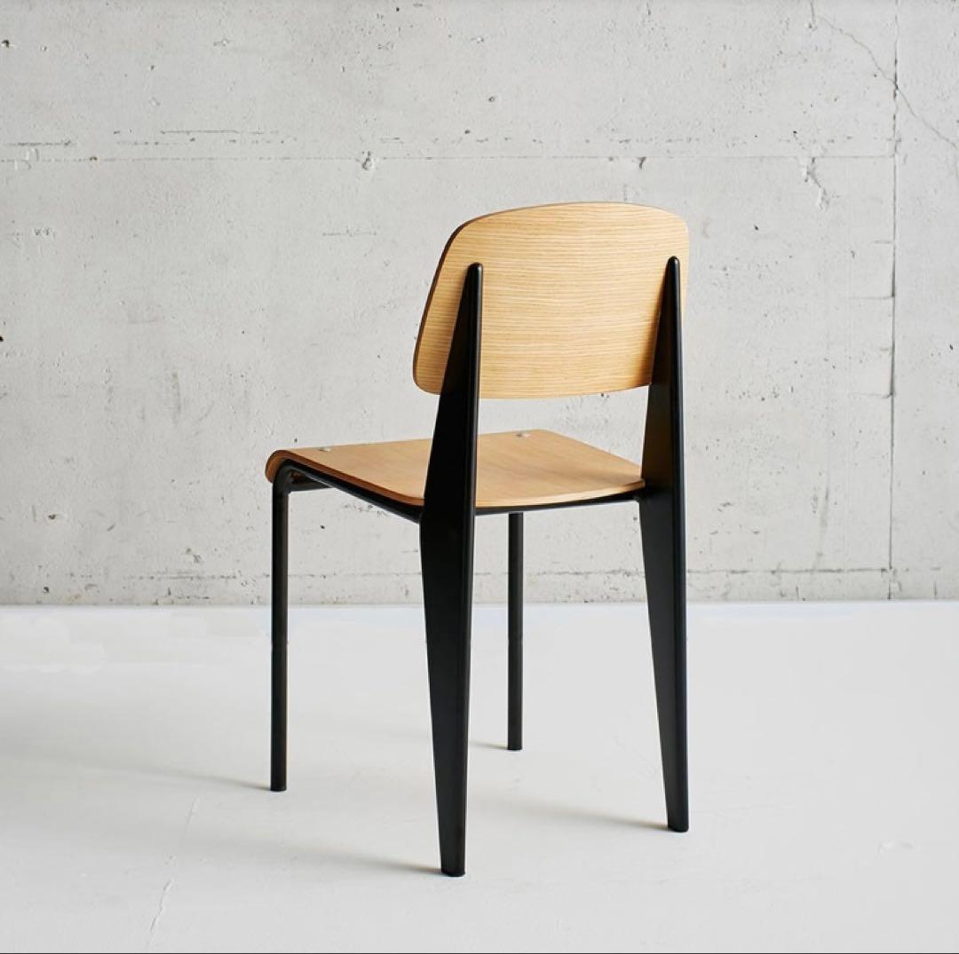 名作新品2脚セットJean Prouve STANDARD CHAIR 椅子復刻 - メルカリ