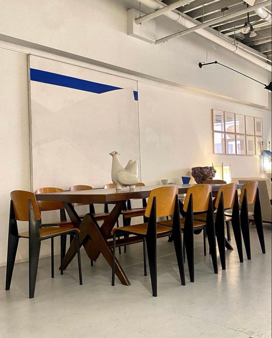 名作新品2脚セットJean Prouve STANDARD CHAIR 椅子復刻 - メルカリ