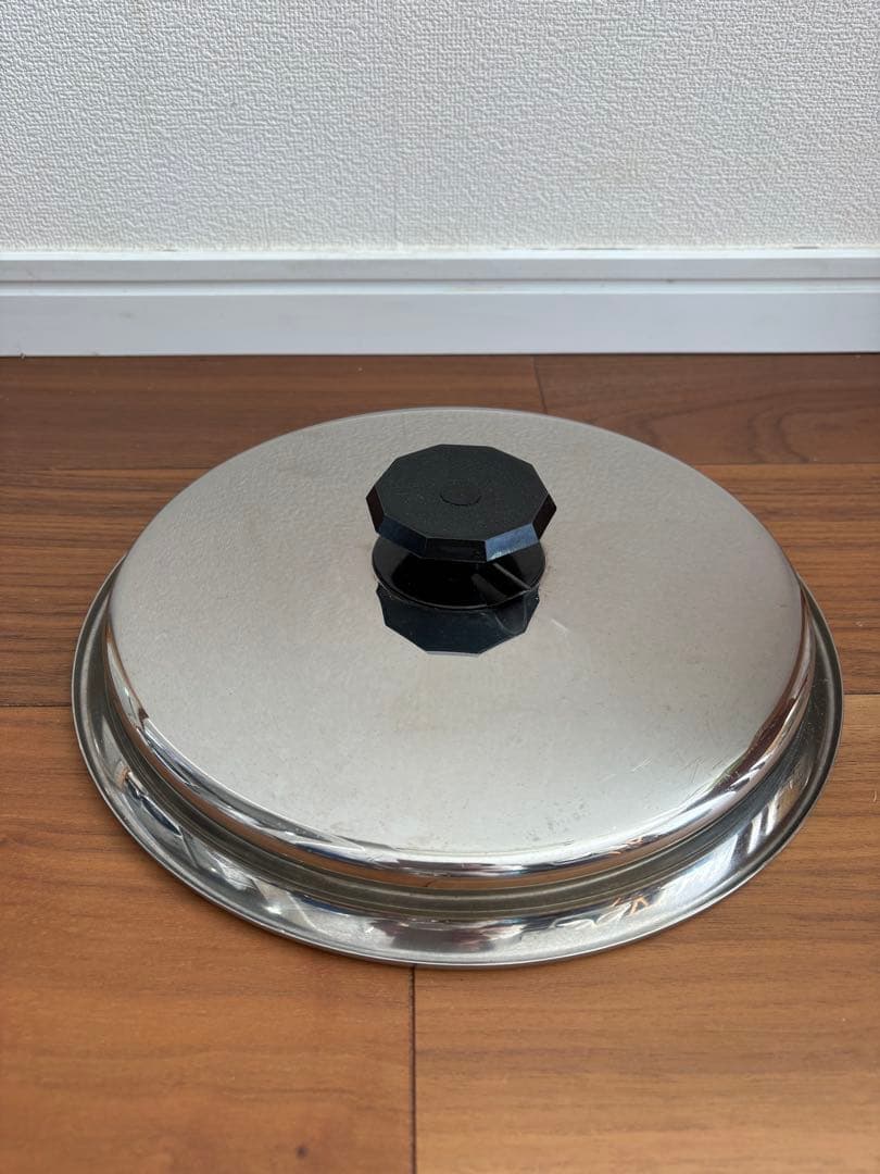 アメリカ製 NewEra ステンレス多層鍋　フライパン３点セット　30㎝　無水鍋