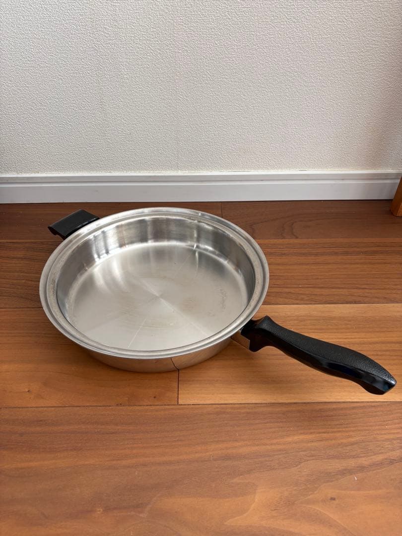 アメリカ製 NewEra ステンレス多層鍋　フライパン３点セット　30㎝　無水鍋