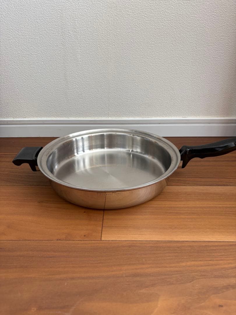 アメリカ製 NewEra ステンレス多層鍋　フライパン３点セット　30㎝　無水鍋