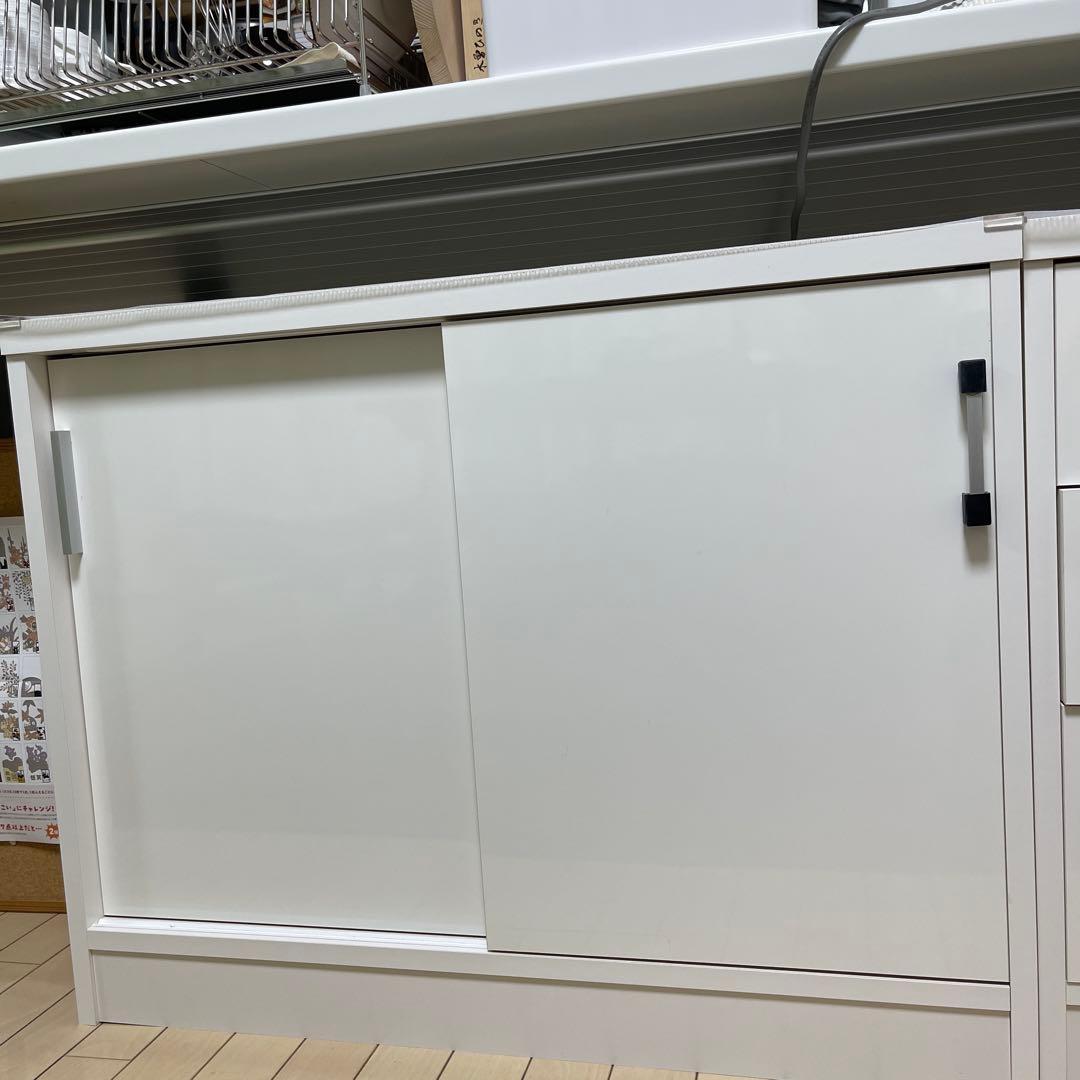 ディノス　引き戸カウンター下キャビネット幅90cm奥行29.5高さ70cm