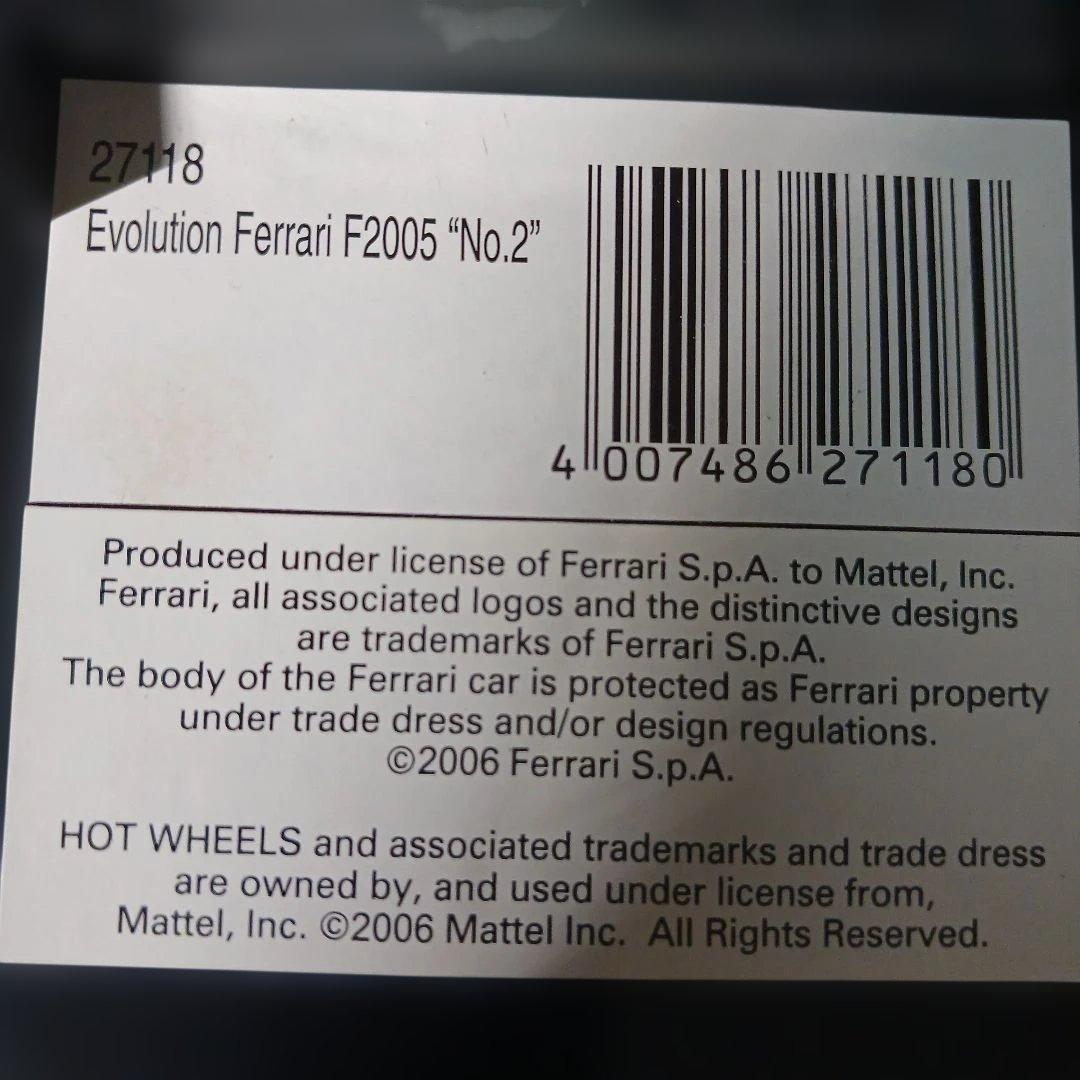 カレラ エボリューション フェラーリ スロットカーF2005 NO2