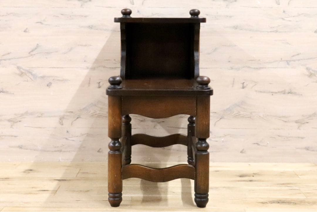 GMHS465A○ナガノインテリア / NAGANO 電話台 テレホンベンチ 飾