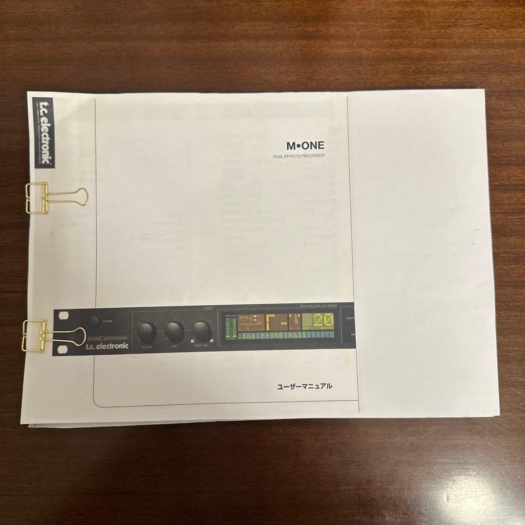 T.C. Electronic M-ONEマルチエフェクター ケース・説明書付属