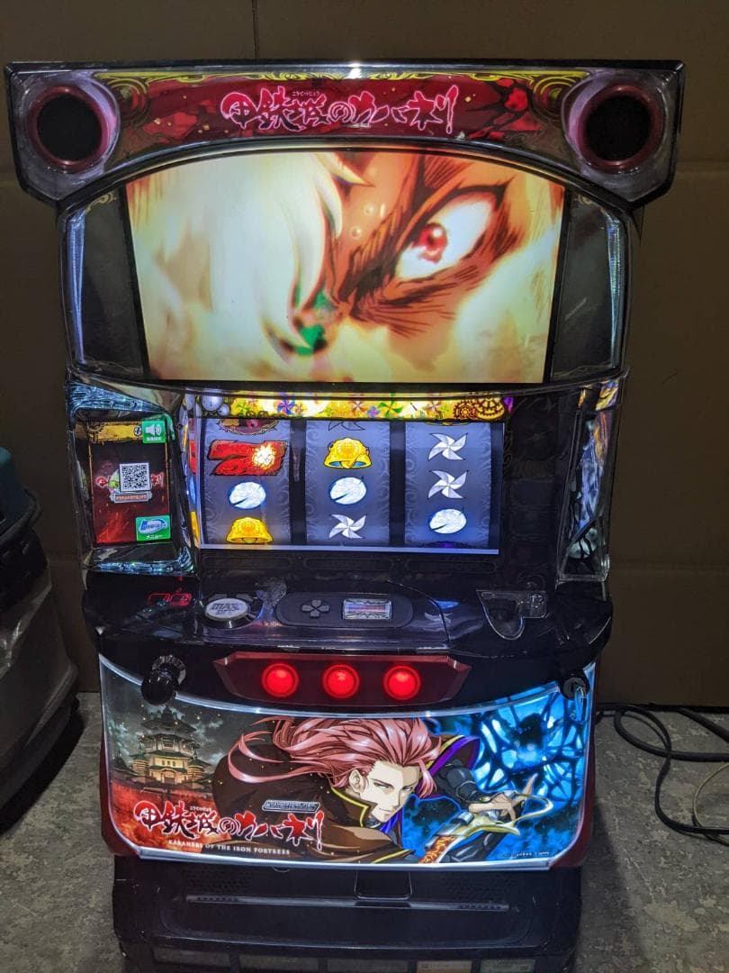 S パチスロ甲鉄城のカバネリ ZR 美馬パネル コイン不要機 送料込