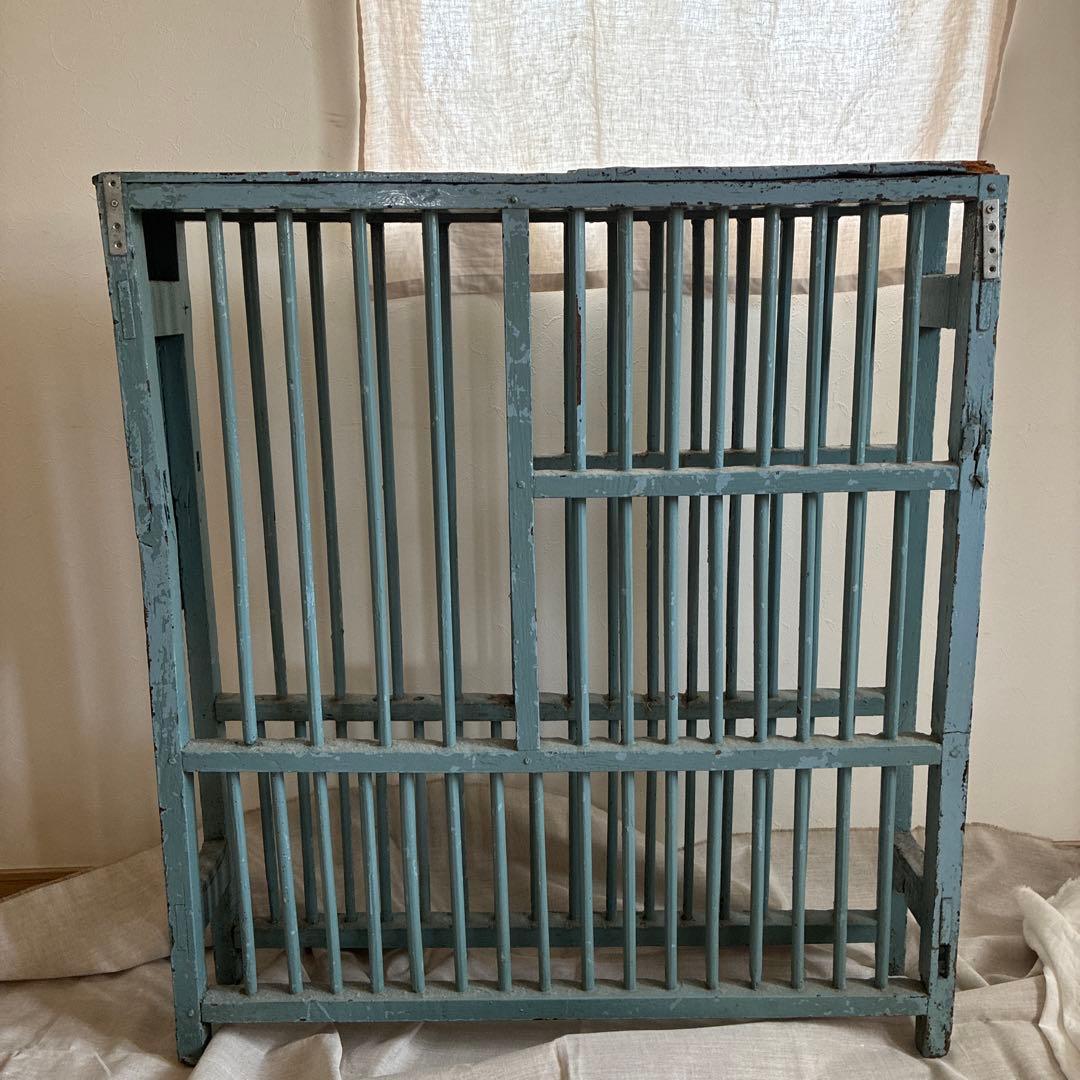 フランスアンティーク 木製シェルフ ウォールシェルフ 壁掛けラック 飾り棚