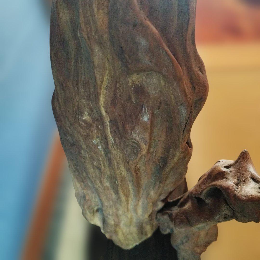 置き物　レトロ　屋久杉？