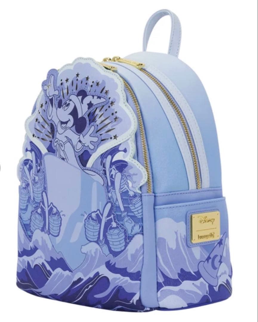 ラウンジフライ　ディズニー 魔法使いの弟子 ミッキー　ライトアップ　リュック