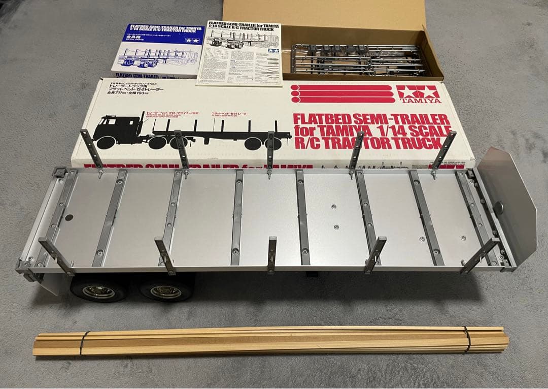 タミヤ トレーラトラック用 フラットベッド セミトレーラー - メルカリ