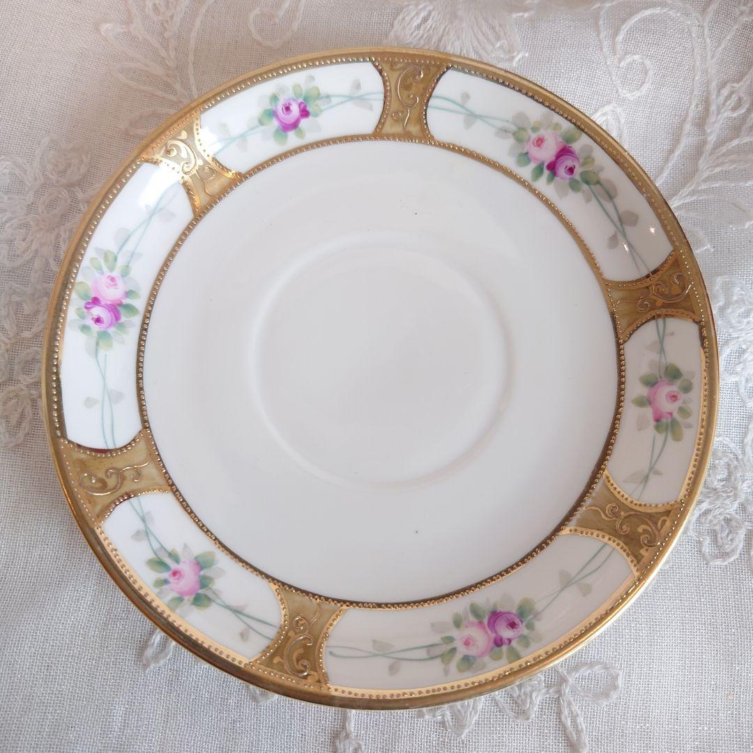 オールドノリタケ　カップ＆ソーサー　ケーキ皿　トリオ