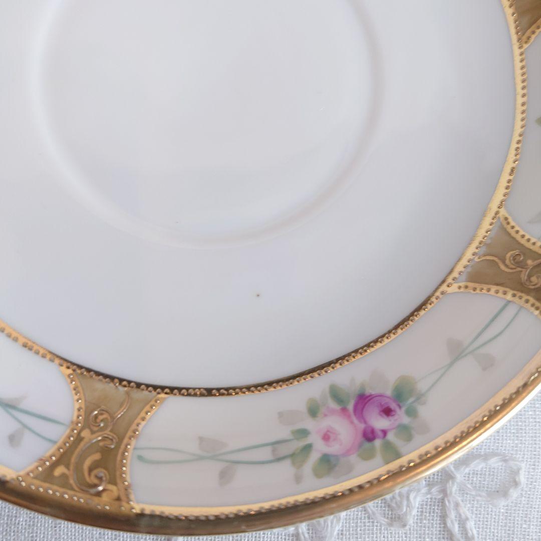 オールドノリタケ　カップ＆ソーサー　ケーキ皿　トリオ