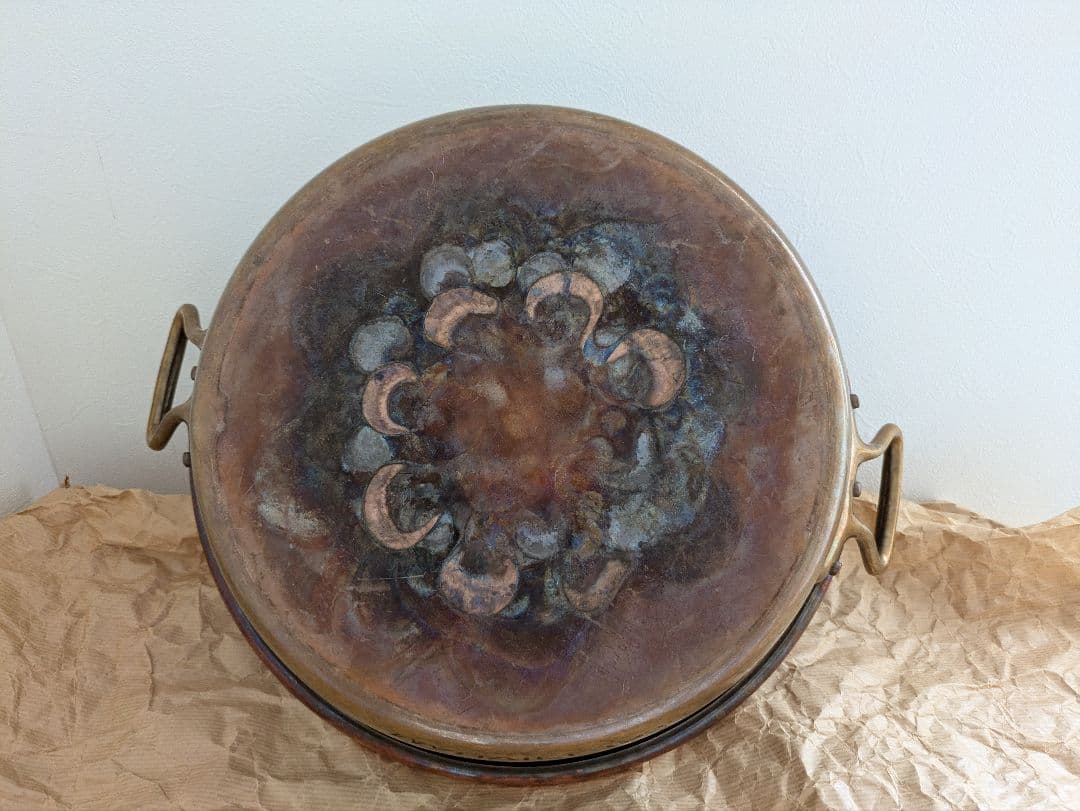 銅鍋　MAUVIEL ジャムボール 直径36cmマトファ　フランス